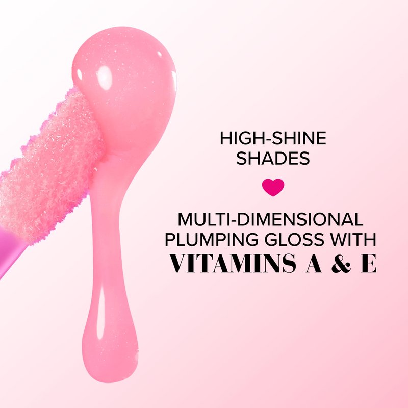 Too Faced Lip Injection Power Plumping Lip Gloss | Hydrating, High-Shine Gloss | Vitamins A + E | 0.22 Fl Oz, Glossy & Bossy