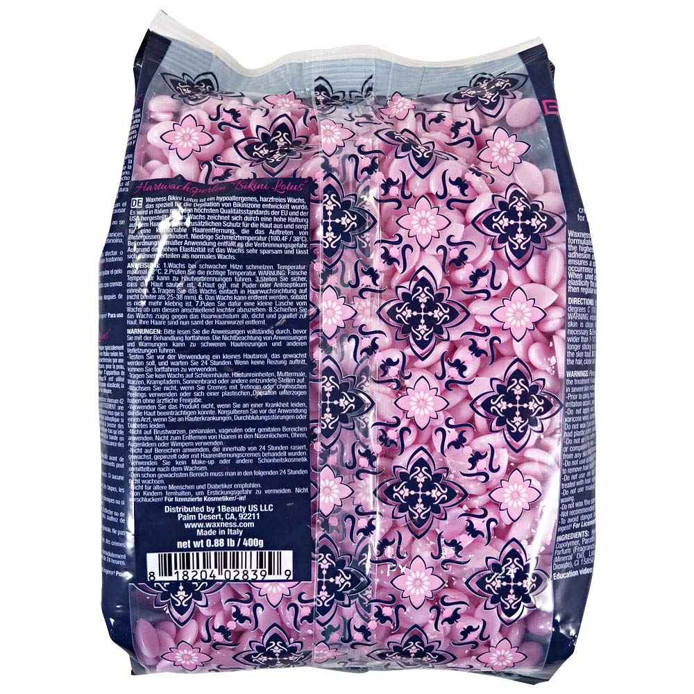 Waxness Premium Luxury Bikini Lotus Hard Wax Beads 0.8 lb / 400g