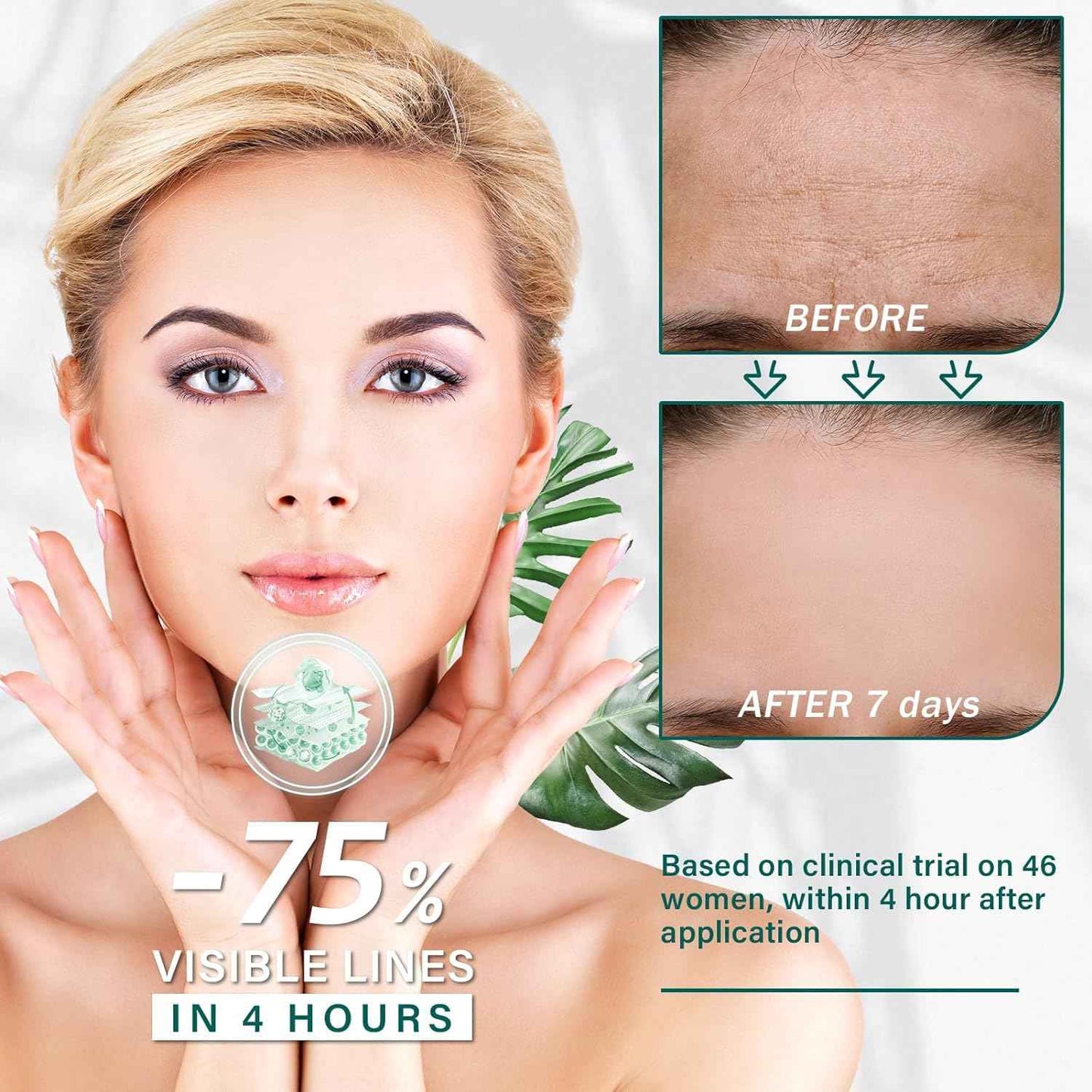 12 Pcs Reusable Silicone Pads for Forehead, Chest & Eye, Anti Wrinkle Patches to Smooth Fine Lines, Chest Wrinkle Pads & Anti Aging Face Silicone Patches for Women