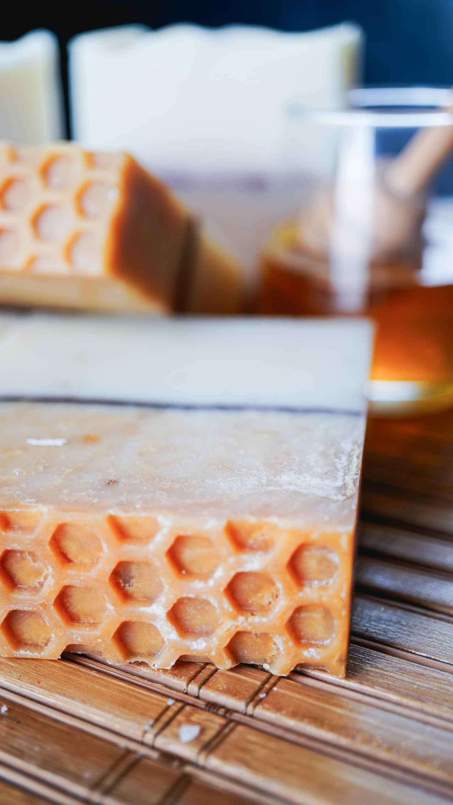 GrabNat 4-Pack Oatmeal Honey Soap | Handmade, All-Natural, Cold-Processed | Gentle Cleanse for Face & Body, Suitable for All Skin Types (4 x100grams/4 x 3.5oz)