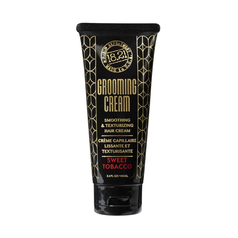 18.21 Man Made - Grooming Hair Smoothing & Texturizing Cream for Men – Frizz Control, Lightweight Styling with Soft Hold & Natural Finish - 3.4 oz