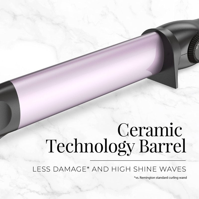 Remington® Curling Wand/Hair Waver, Oval Barrel, for Deep Waves, CI50U3