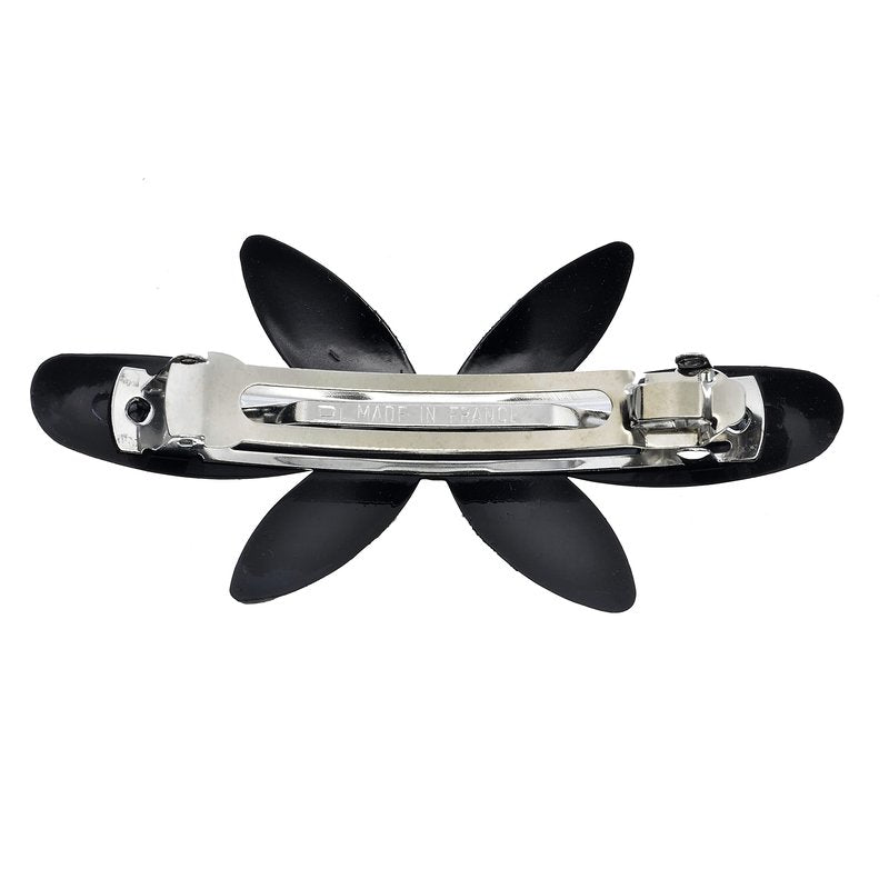 Camila Paris CP2426-CP2875 French Hair Barrette Clip for Girls Flower, Combo, Automatic Clasp Strong Hold Grip Hair Clips for Women, No Slip and Durable Styling Girls Hair Accessories, Made in France