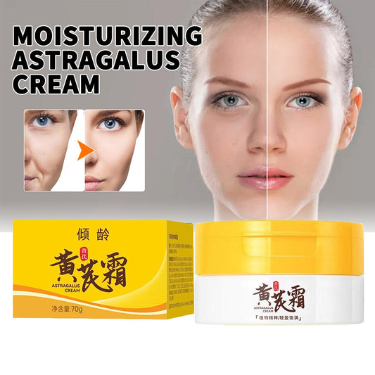 Emollient Astragalus Cream,Skin Nourishing Astragalus Cream, Moisturizes Skin and Tightens Light Lines and Delay Skin Aging (2PCS)