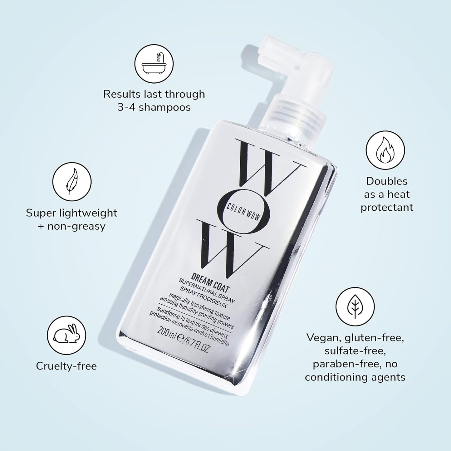 COLOR WOW Smooth + Shiny Hair Care Kit - Frizz Control & Shine Boosting Treatment