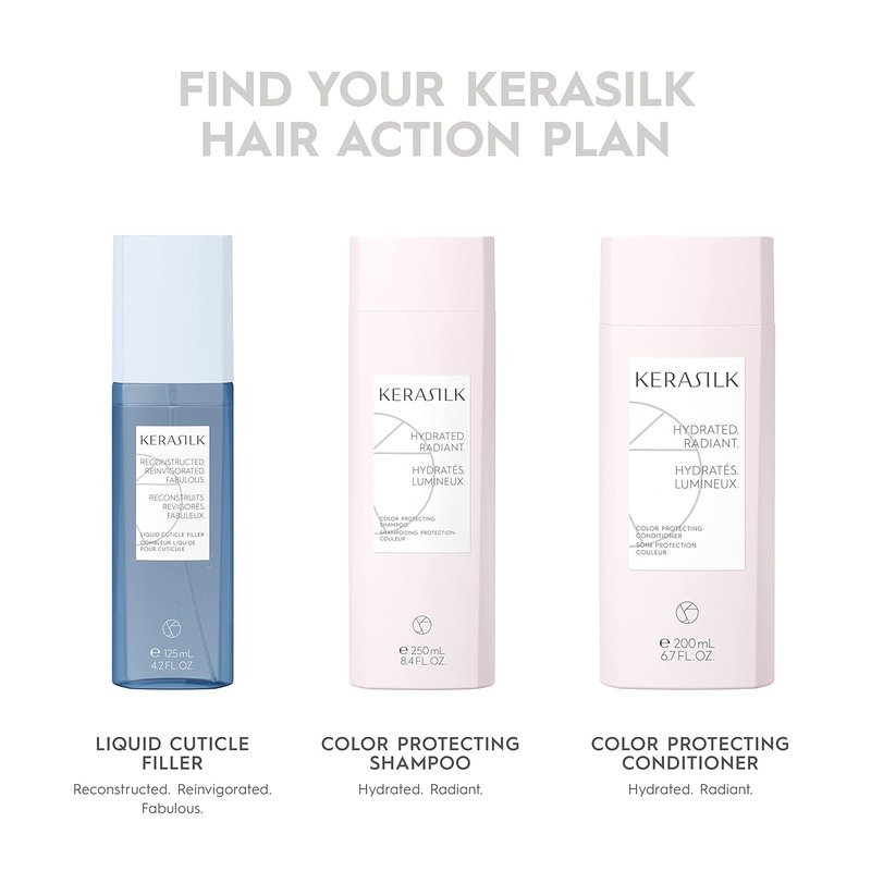 KERASILK Color Sealer - Long-Lasting Color Protection & Moisturizing Treatment for Color Treated Hair | 75ml
