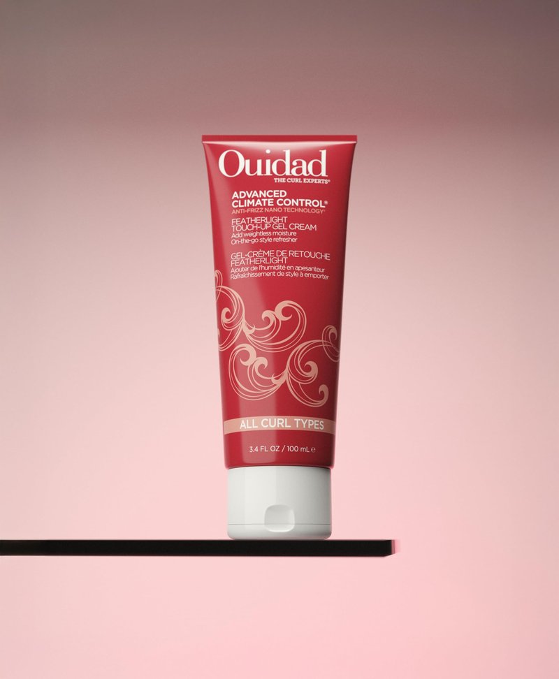 Ouidad Advanced Climate Control Featherlight Touch-Up Curl Gel Cream - 3.4 fl oz, Anti-Frizz Nano Technology, On-The-Go Style Refresher, Ideal for Fine to Medium Textures, For All Curl Types