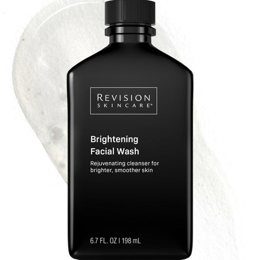 Revision Skincare Brightening Facial Wash, Exfoliating Face Cleanser with Vitamin C and Vitamin E, 6.7 fl oz