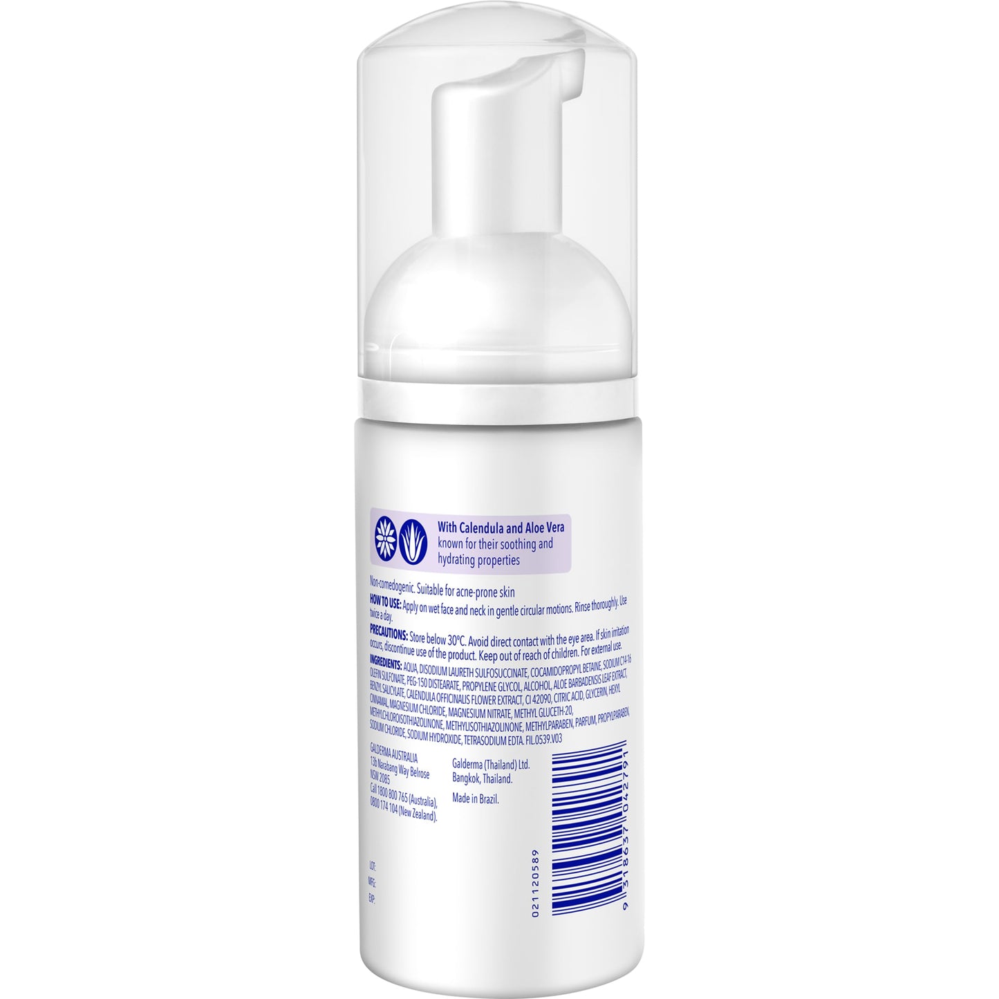 Benzac Daily Facial Foam Cleanser 130ml_AB