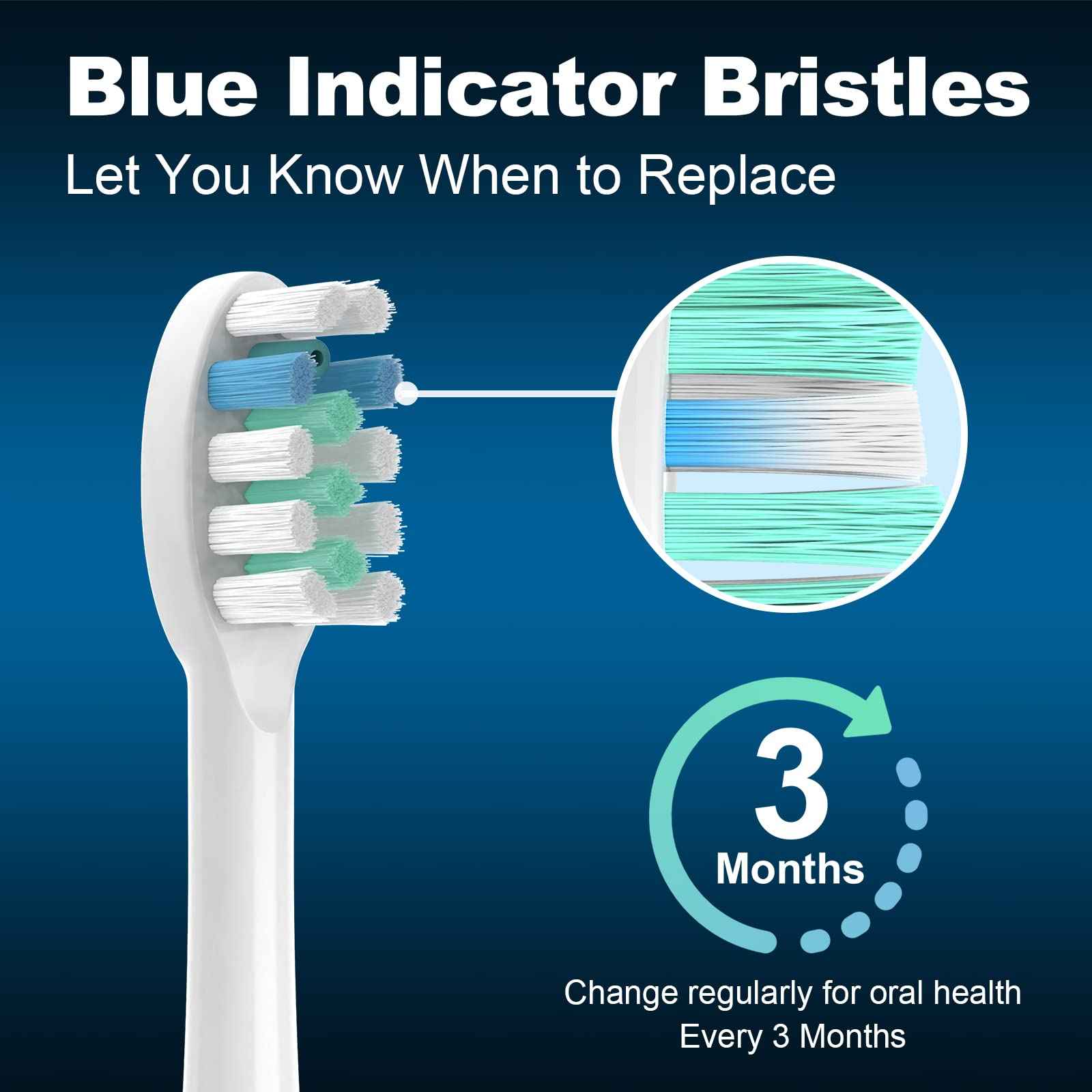 FitMount 5 Pack Toothbrush Replacement Heads Compatible with WaterPik Sonic Fusion 2.0, FitMount Flossing Brush Head Fit for Water-Pic SF-01 SF-02 and 2.0 SF-03 SF-04