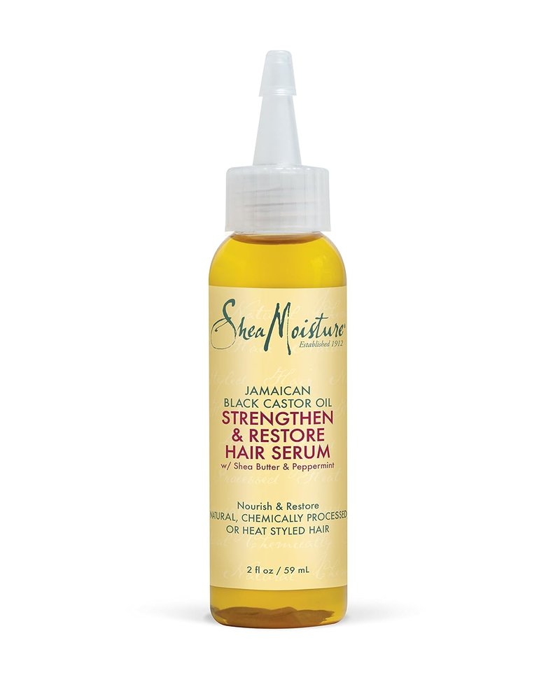 Jamaican Black Castor Oil Hair Serum - Nourishing Shea Butter Oil for Damaged Hair | 2 oz