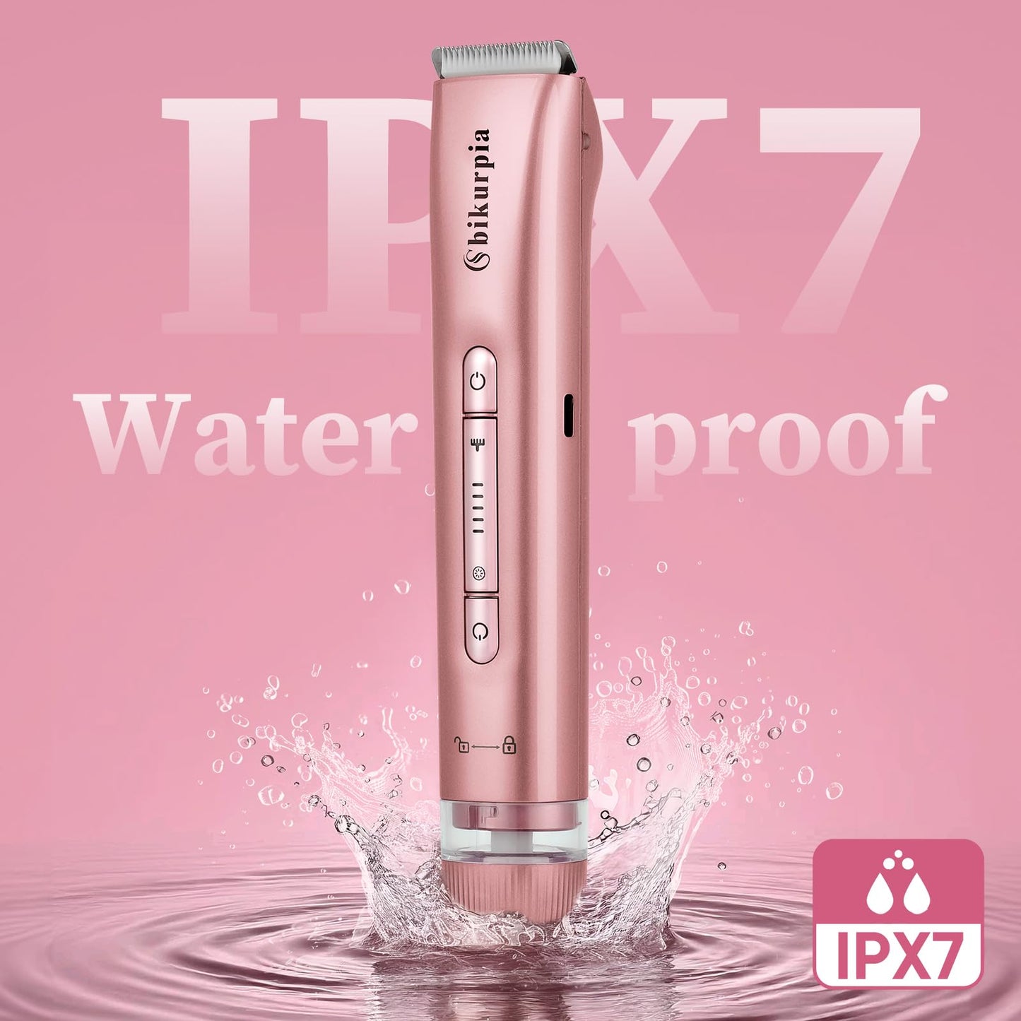 Bikini Trimmer for Women — 2-in-1 Replaceable Women's Facial Razor, Ceramic Blade,Intimate Area Hair Remover, Facial & Body Hair Remover