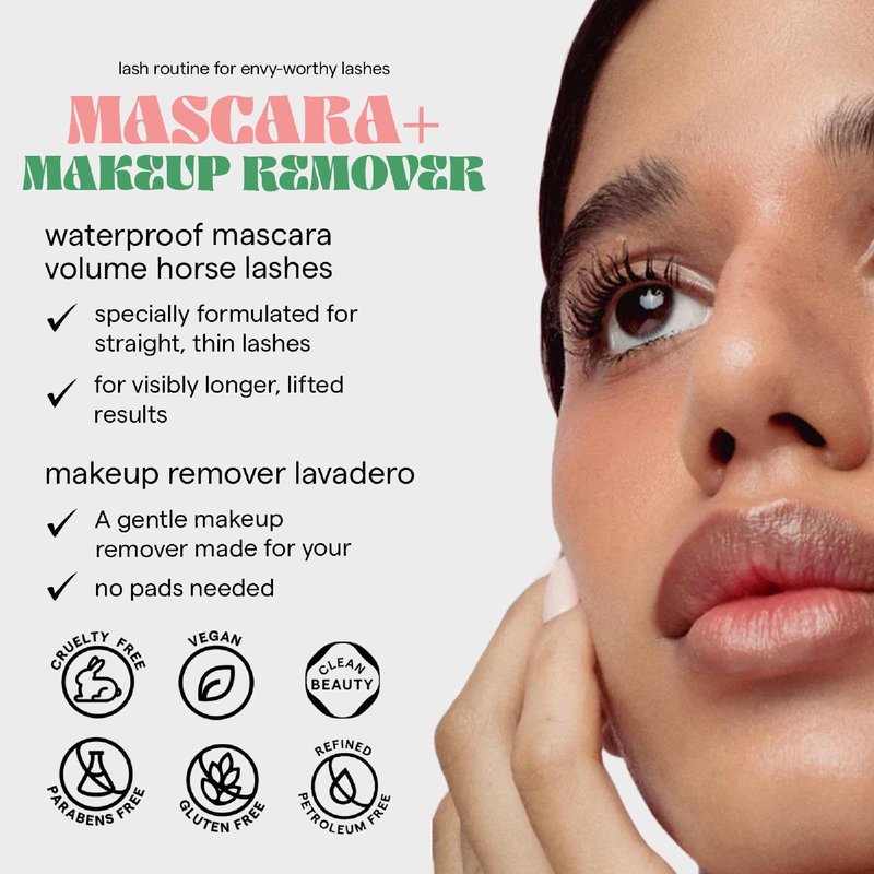 SARELLY SARELLY, Eye Kit, Volume Horse Lashes Mascara + Lavadero Eye Makeup Remover, Sarelly Creative Lab