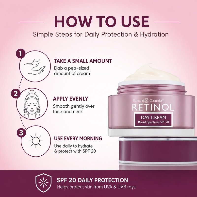 LIVAURA Face Moisturizer SPF 20 – Anti Aging Face Cream for Women, Hydrating Day Cream with SPF, Best Daily Faces Moisturizer for Aging & Mature Skin, Facial Moisturizers