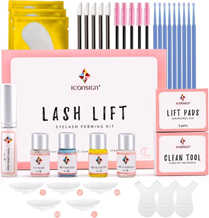 Lash Lift & Brow Lamination Kit Bundle - Salon Grade Perming Supplies | Professional DIY Eyebrow Lamination with Keratin Conditioning