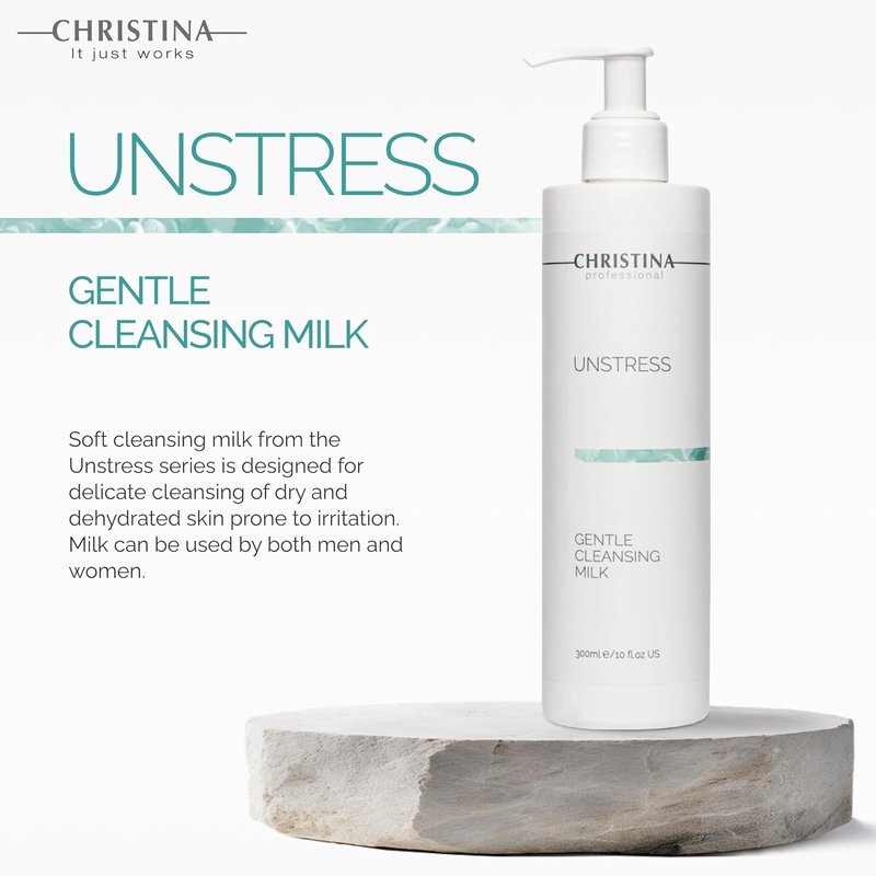 Gentle Cleansing Milk Makeup Remover for Face & Eyes - Soap-Free, Calendula & Vitamin E - 300 ml - Safe for All Skin Types