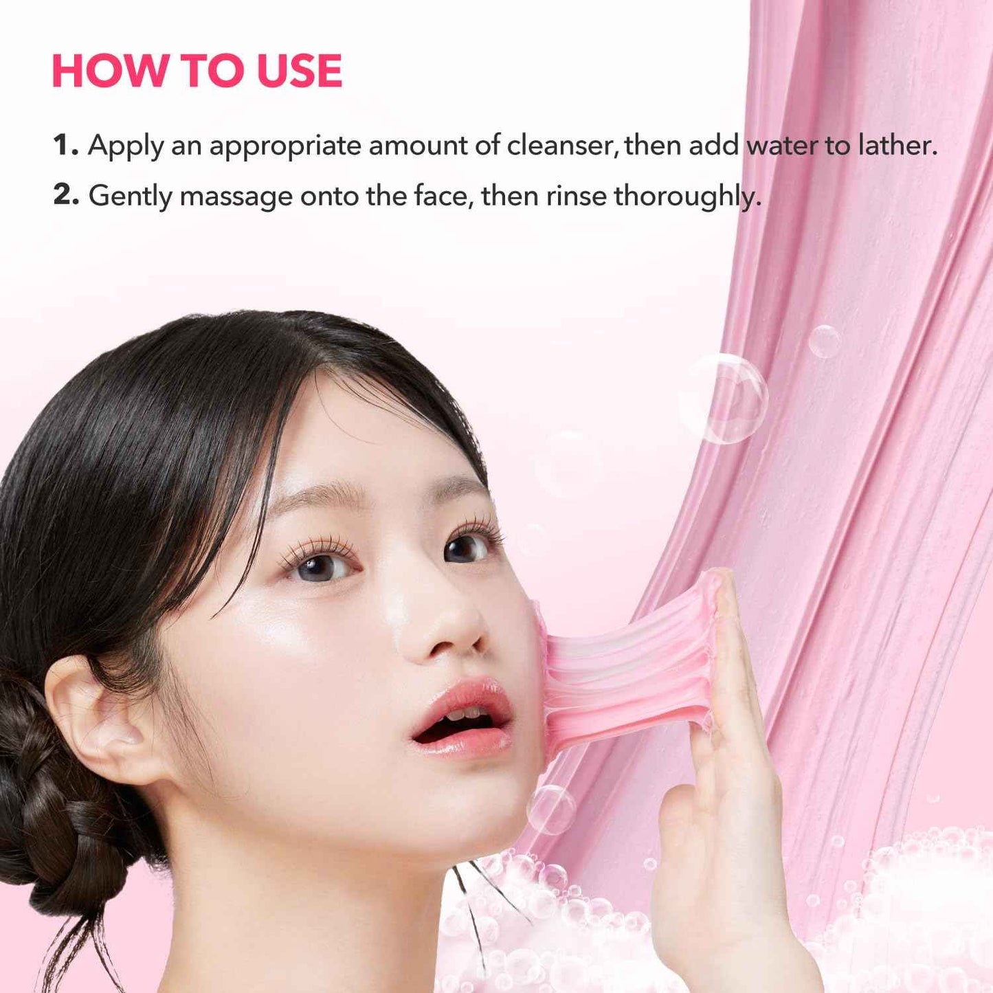 APRILSKIN TXA Bubble Gum Cleanser with Pore Brush: TXA Niacinamide 99 Pore Care Pink Bubble Gum Deep Cleanser(4.23 fl.oz.)+Pore Cleansing Facial Silicone Brush