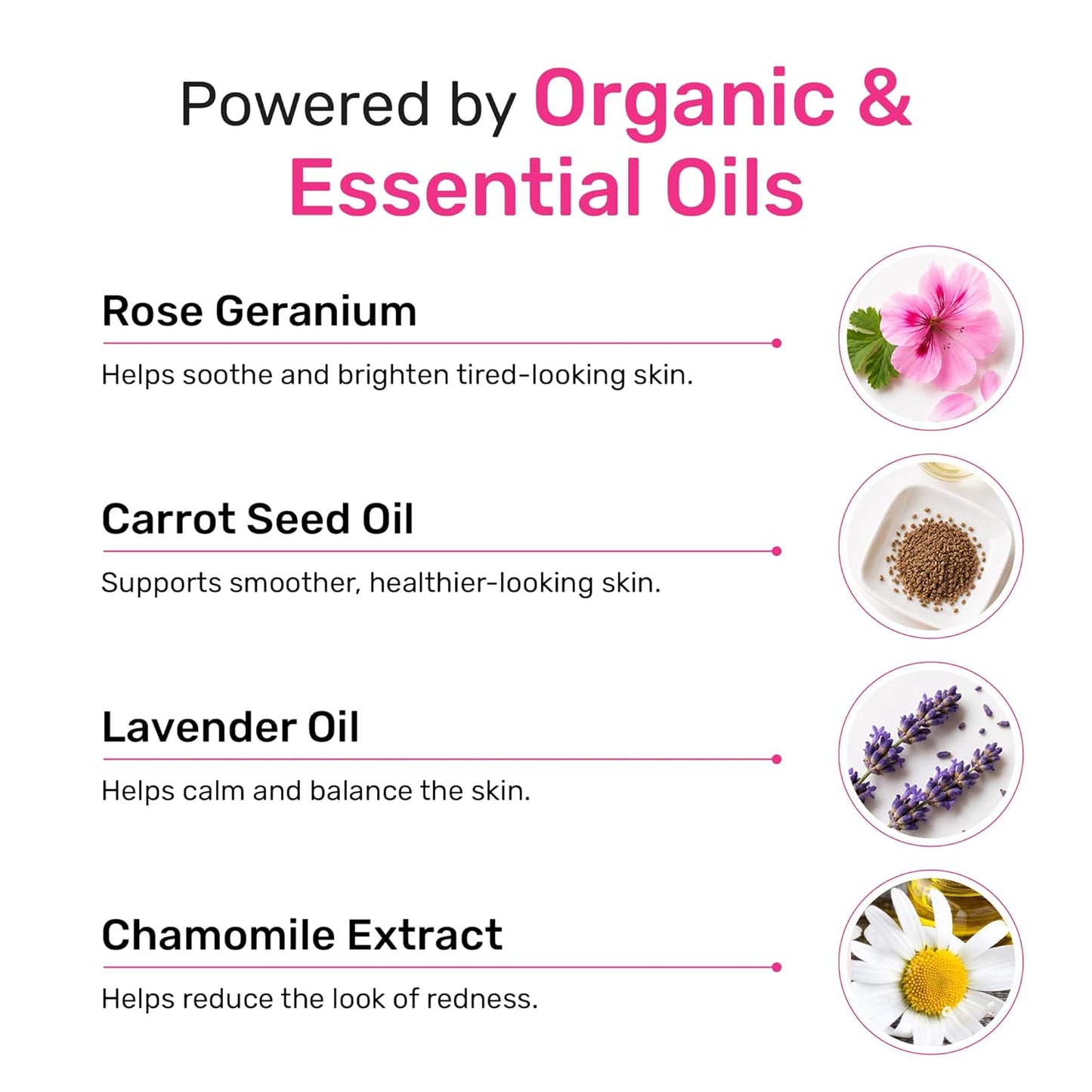Organic Rose Geranium Facial Moisturizer - Anti-Aging Hydration for Dry & Sensitive Skin | Vegan & Cruelty-Free | 2 fl oz