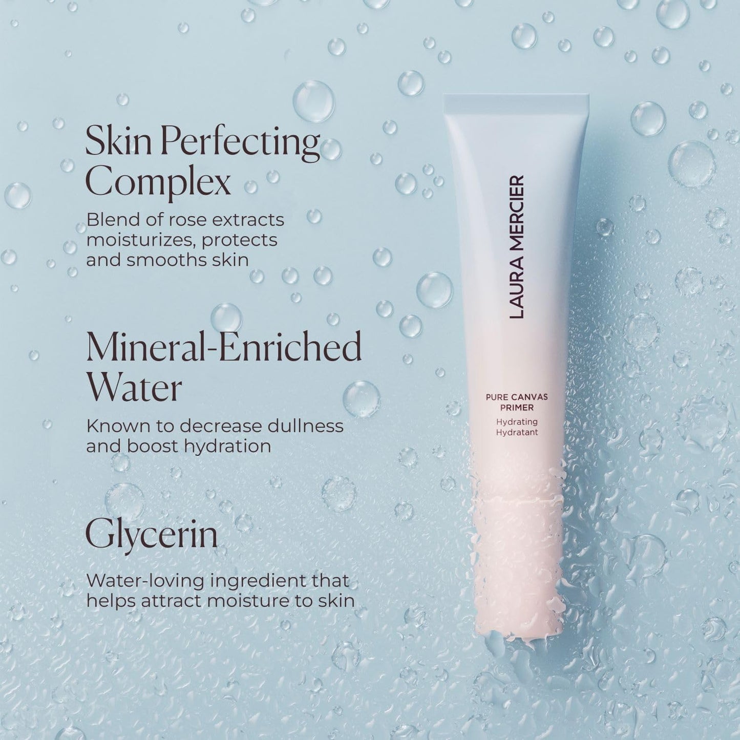 Laura Mercier Pure Canvas Primer, Hydrating, 1.01 Fl oz