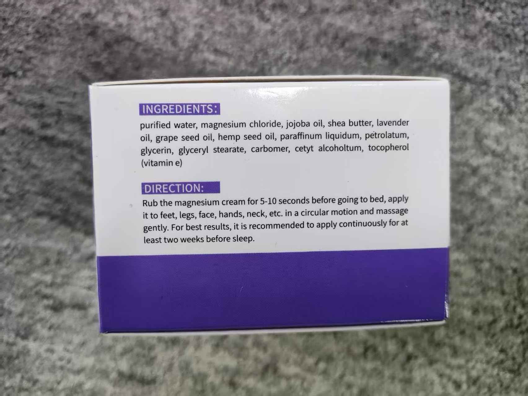 DeadMagnesium Cream, Magnesium Lotion from The Dead Sea - Natural Ingredients - Made in USA - Use Day and Night, Lavender Magnesium Cream, 4 oz