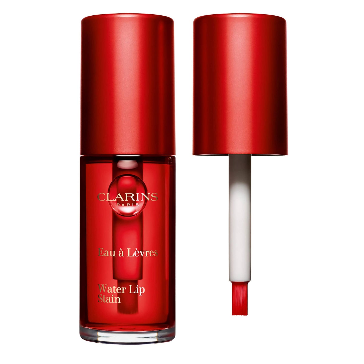 Clarins Water Lip Stain | Matte Finish | Moisturizing and Softening | Buildable, Transfer-Proof, Lightweight and Long-Wearing | Delivers Lip Treatment and Skincare Benefits With Aloe Vera | 0.2 Fl Oz
