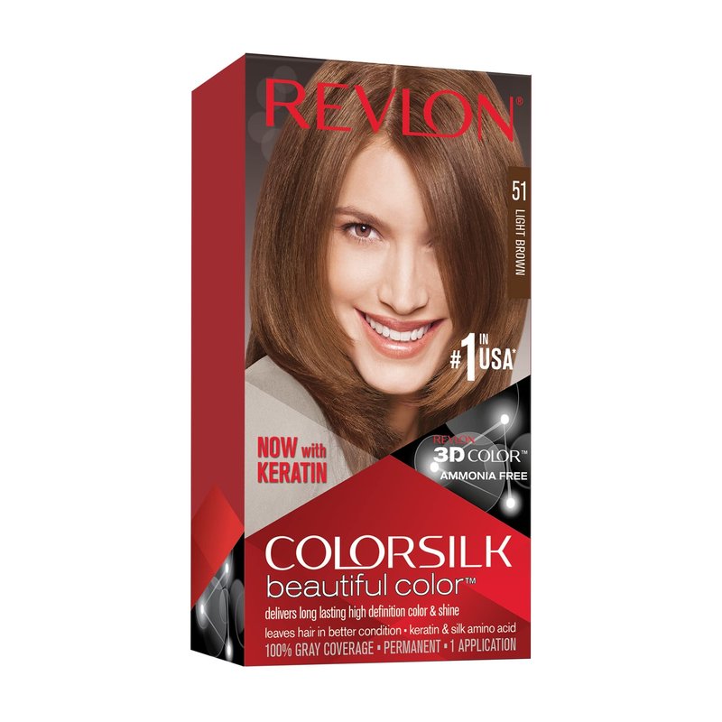 Revlon Colorsilk #51 Light Brown (Pack of 6)