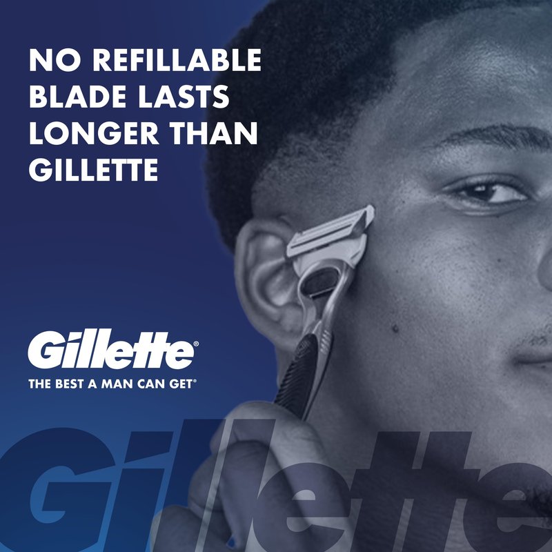 Gillette SkinGuard Shave Gel for Men, 7 oz Skin Protect Shave Gel with Shea Butter and Vitamin E
