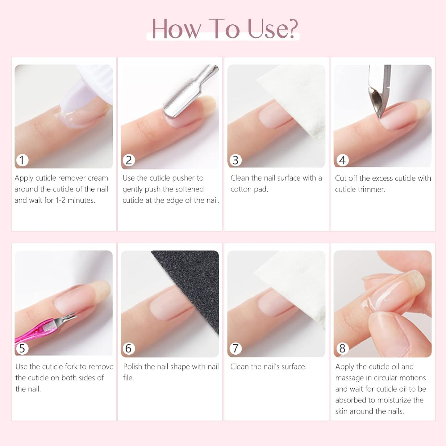Saviland Nail Sterilizer Tool & Cuticle Remover Oil Kit | Professional Nail Care Essentials