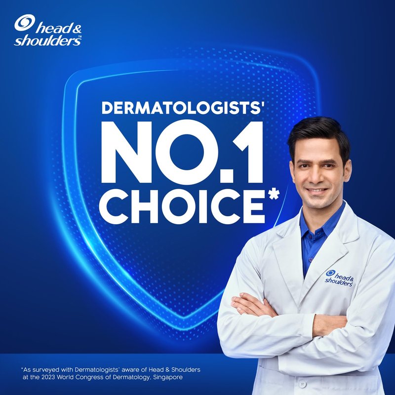 Head & Shoulders Anti-Dandruff Shampoo (Cool Menthol and Energizes Scalp) - 1L