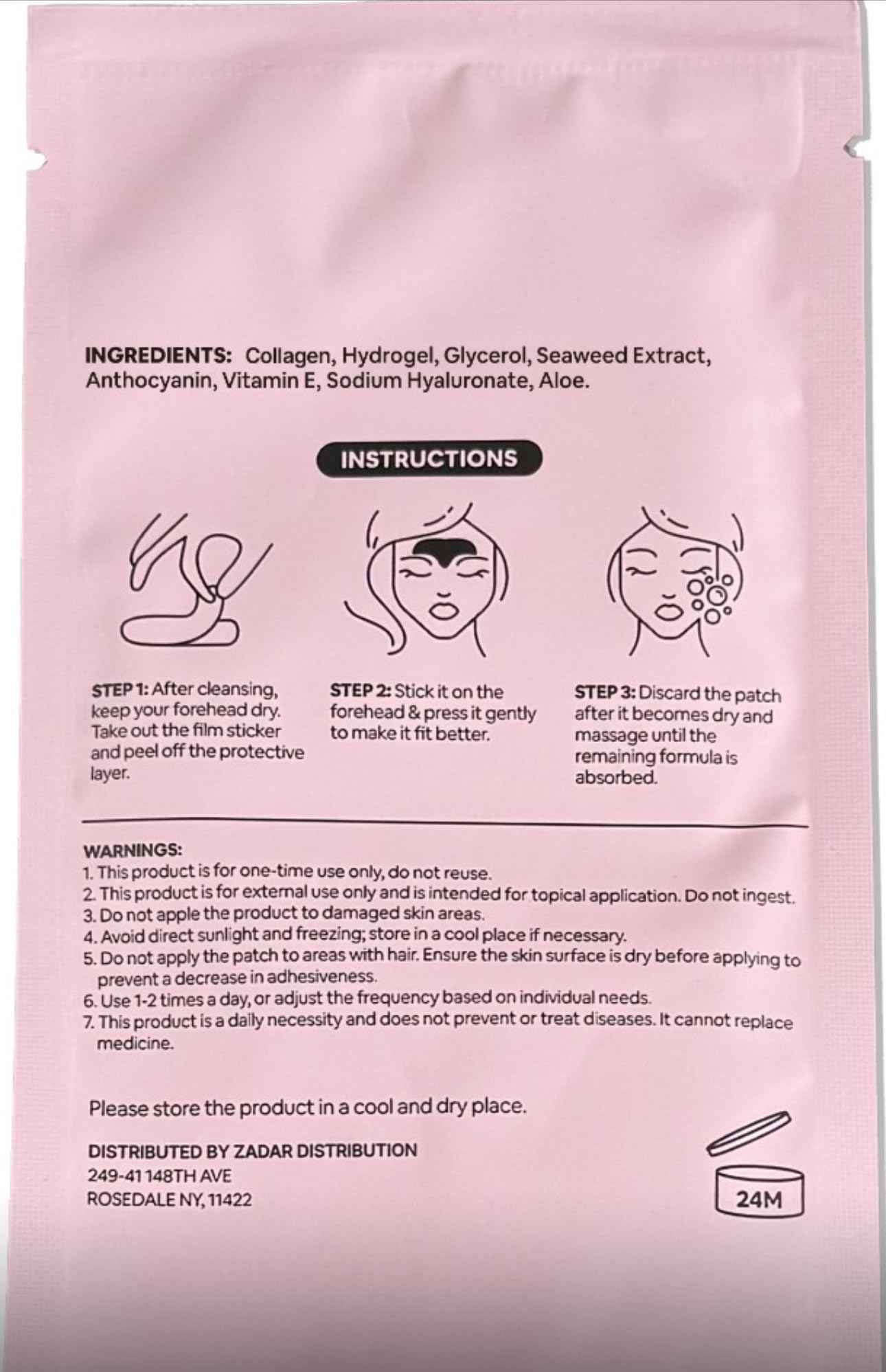 Mister Wrinkle Whacker Forehead Wrinkle Patches, 30 Hypoallergenic Anti Wrinkle Patches Facial Overnight Skincare Collagen, Hyaluronic Acid, Vitamin E & Aloe Lavender