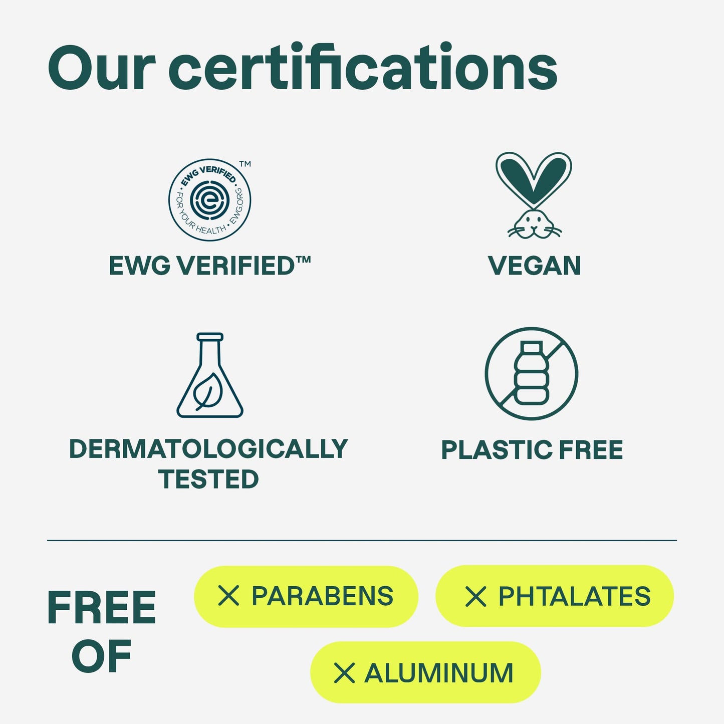 ATTITUDE Plastic-Free Deodorant, EWG Verified, Aluminum Free, Vegan Naturally Sourced Body Deodorants for Women & Men, Dermatologically Tested, Unscented, 3 Ounces