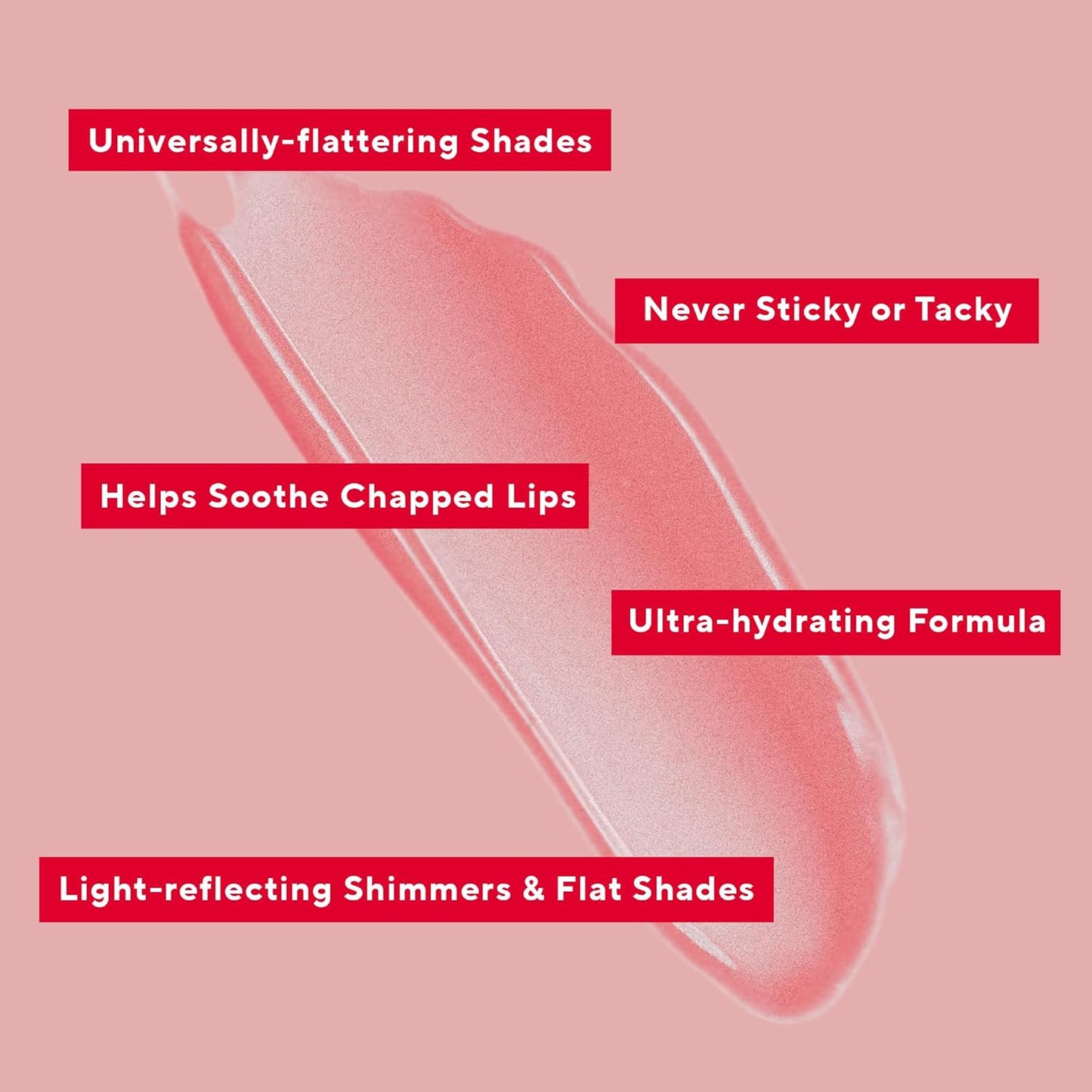 Mirabella Luxe Matte Lip Gloss - Long-Wear, Non-Drying Formula | Angelic Nude Pink