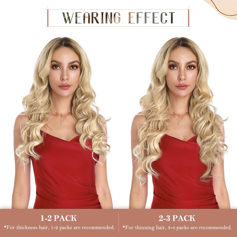 TESSHAIR Micro Loop Hair Extensions, 100% Remy Human Hair, Microlink Extensions, No Tangle & Smooth, 50 Strands 50g, 14 Inch #Blonde & Bleach Blonde