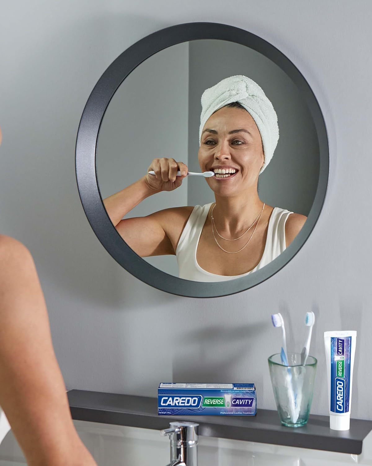 Cavity Repair Toothpaste - Remineralizing Hydroxyapatite Formula for Tooth Decay | 100g, Grey White