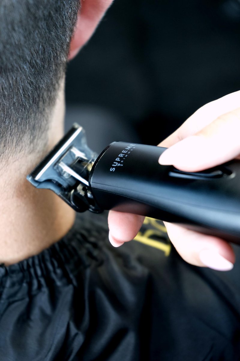 Supreme Trimmer T Shaper - Quiet Cordless Beard & Hair Trimmer for Men | 120 Min Runtime, Low Noise, Zero-Gap DLC Blade | Ideal for Sensitive Skin, Kids & Elderly | ST5206