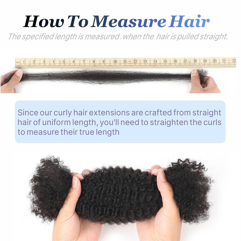 afro kinkys bulk human hair 8-28 inch afro kinky bulk 100% human hair for dreadlock extensions repair loc making twists (1 B, 20 Inch)