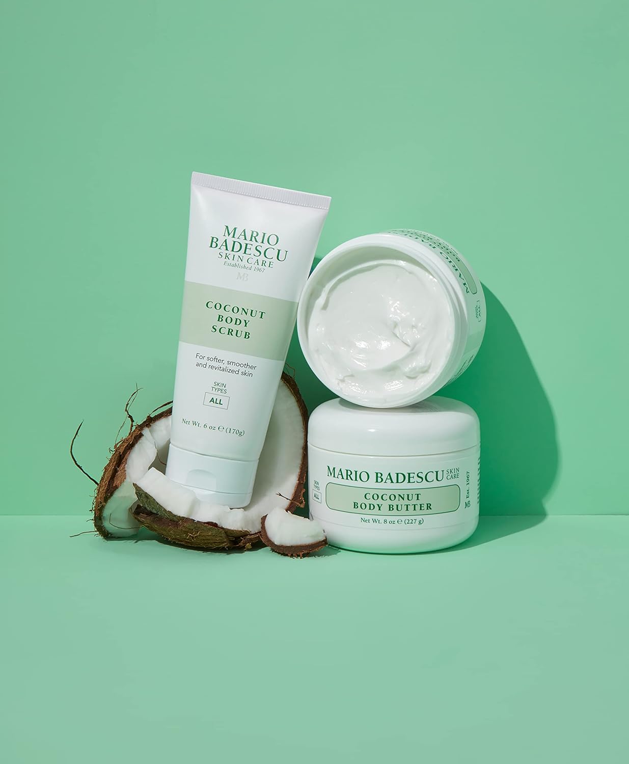 Mario Badescu Coconut Body Butter - Nourishing Body Moisturizer for All Skin Types | Smooth & Radiant Skin