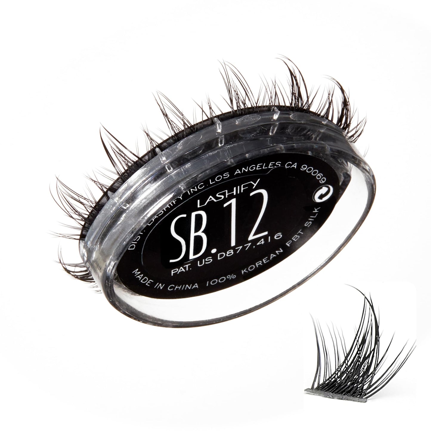 Lashify Star Burst 12mm Gossamer DIY Eyelash Extensions Refill, The Ultimate Multi-Length Multi Layered Lash, Black, Easy False Lashes