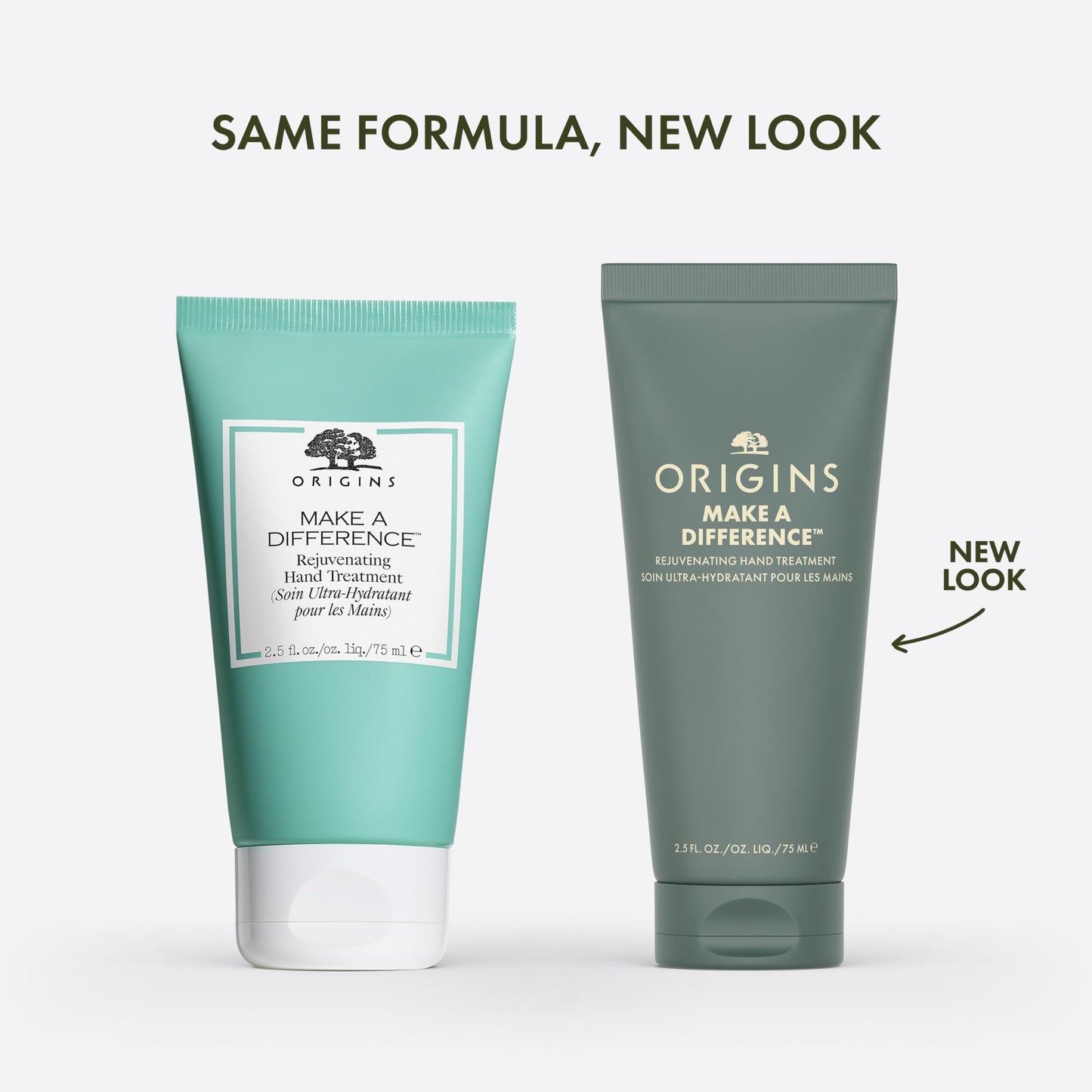 Origins Make a Difference Rejuvenating Hand Cream | Softens Dry Skin | With Meadowfoam Seed Oil | Travel Size, 2.5 Fl Oz