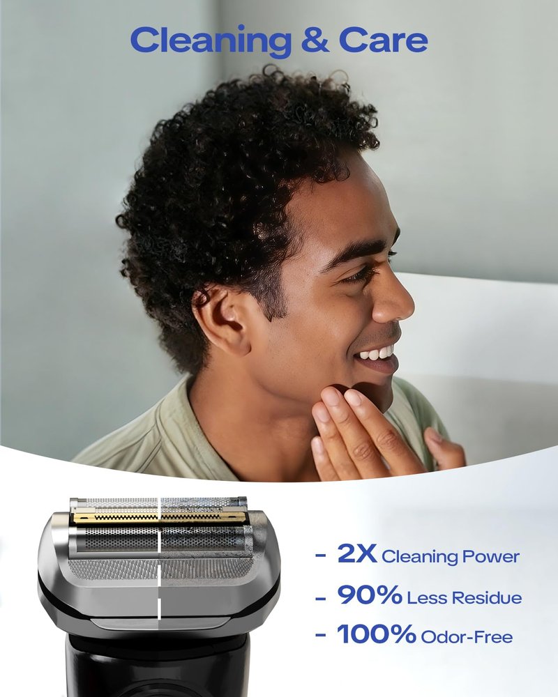 2026 New Reusable Cartridge with Refill 7 Month Supply Compatible with Braun Clean & Renew Refill Cartridge CCR, Shaver Cleaning & Care Kit with Gentle Hygienic Protection, Eco-Friendly