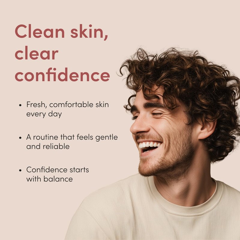 hims High Tide Hydrating Daily Cleanser - With Hyaluronic Acid & Squalane - Moisturizing, Non-Stripping Facial Cleanser - Gentle, pH Balanced, Sulfate-Free - 6.8 Fl Oz