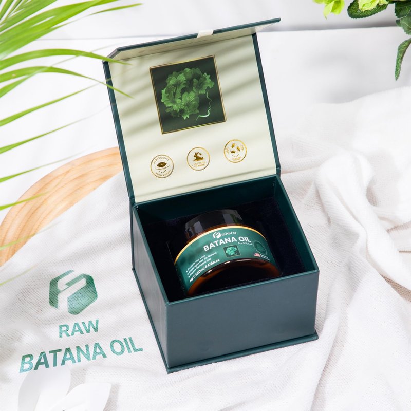 Unrefined Batana Oil for Hair Growth - 100% Pure, Organic & Authentic Dr Sebi Batana Hair Mask from Honduras - Repairs Split Ends, Reduces Hair Loss & Boosts Beard Growth, All Hair Types – 4.05oz