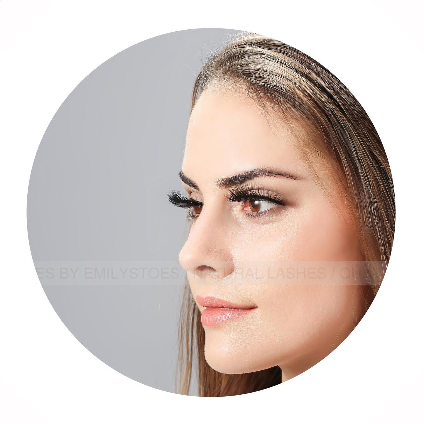 EMILYSTORES Eyelash Extensions 0.10mm Thickness C Curl Length 12mm Individual Volume Natural-Looking eyelashes Single Size For Lash Extension (0.10,C,12mm)