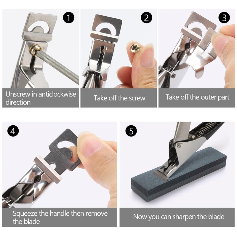 3 Pieces Acrylic Nail Clippers, Adjustable Nail Tip Cutter with Sizer and Catcher, Stainless Steel False Nail Clipper for Acrylic Nails with Length Nail Clippers for Acrylic Nails with Length Measure