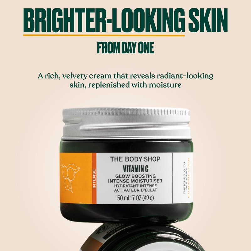 The Body Shop Vitamin C Glow Boosting Moisturizer, 1.7 Oz
