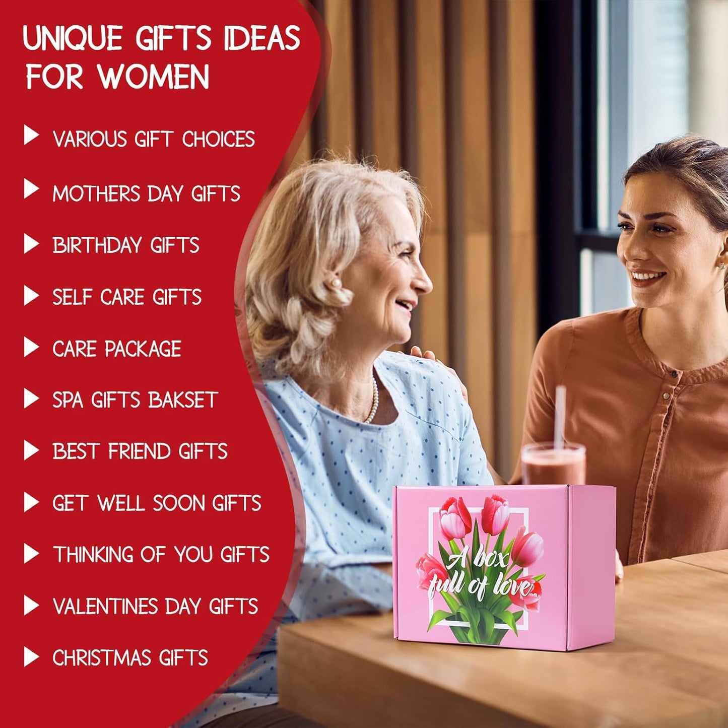 Valentine's Day Gifts for Mom | Unique Self-Care Spa Package for Women - Perfect for Birthdays & Retirement