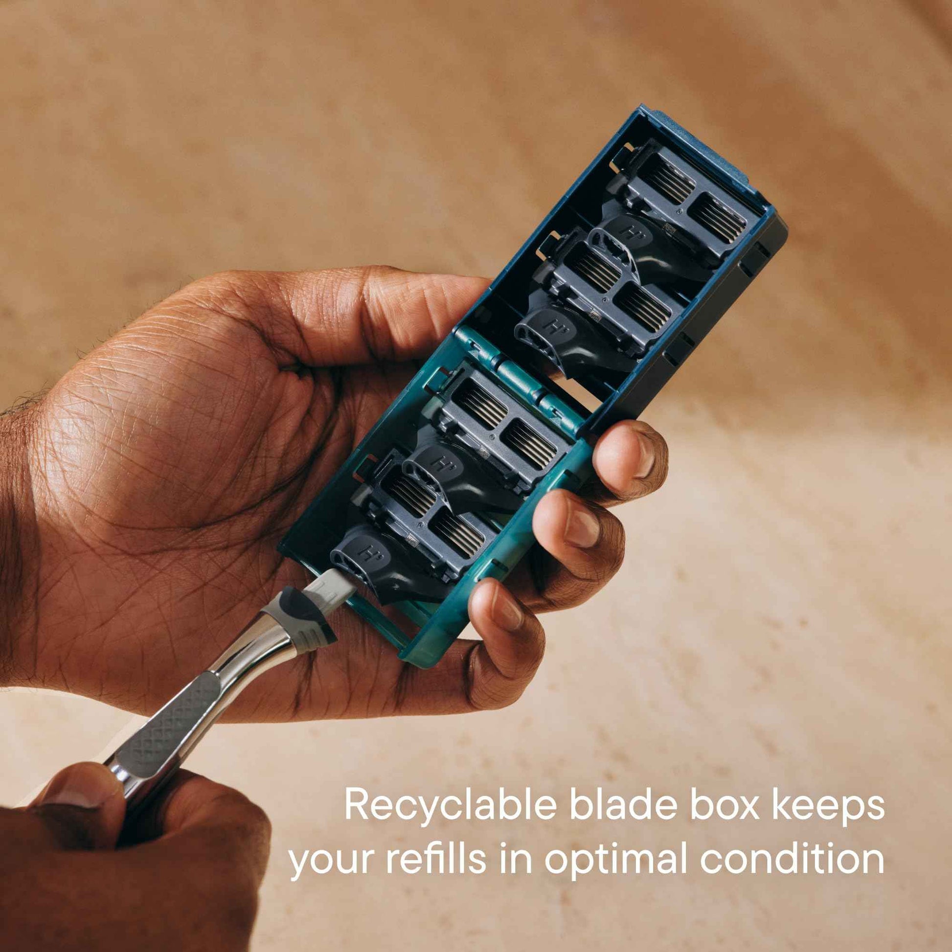 Harry's Original Razor Blades for Men - 10 Count - Premium Razor Blade Refill Cartridges - German Engineered