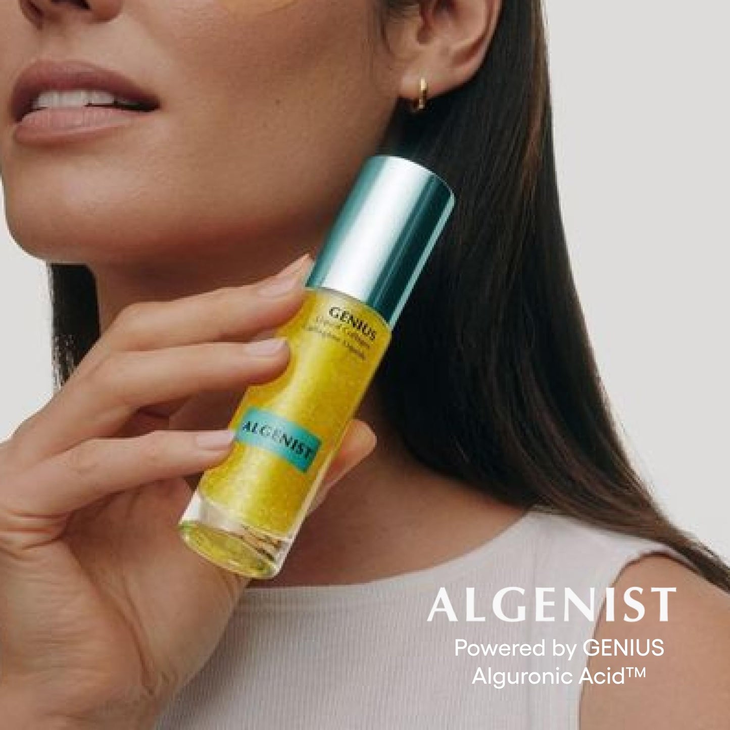 Algenist GENIUS Liquid Collagen Serum - Firming & Hydrating Vegan Face Serum with Alguronic Acid + Vitamin E - Helps Visibly Minimize Fine Lines + Wrinkles & Improve Elasticity (2 oz)