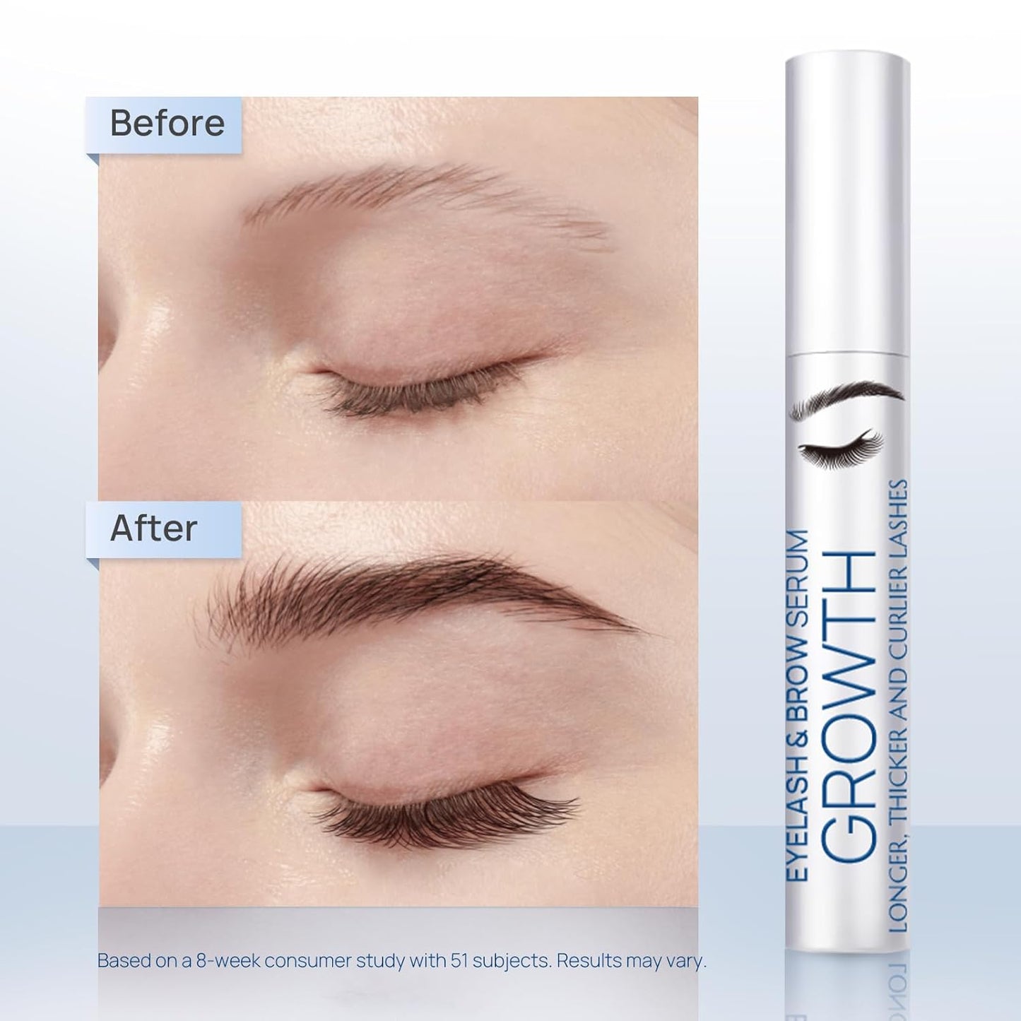 Lash Serum for Thicker, Longer Eyelashes & Brows - Vegan, Nourishing Formula | 5ml
