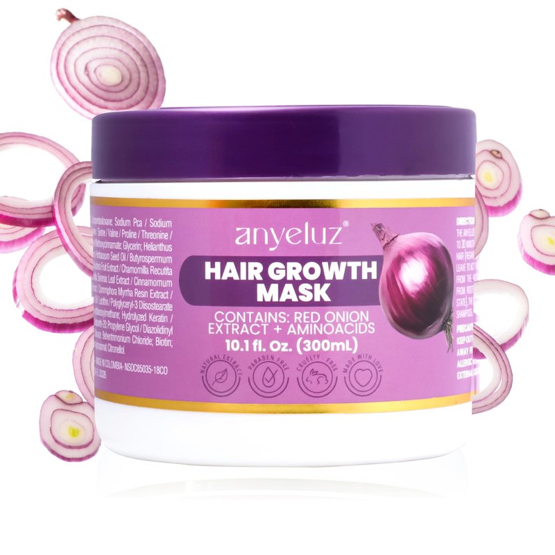 ANYELUZ Onion Hair Mask and Repair Therapy – Hydration, Strengthening, and Color Protection for Healthier Hair